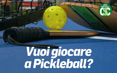 VUOI GIOCARE A PICKLEBALL?